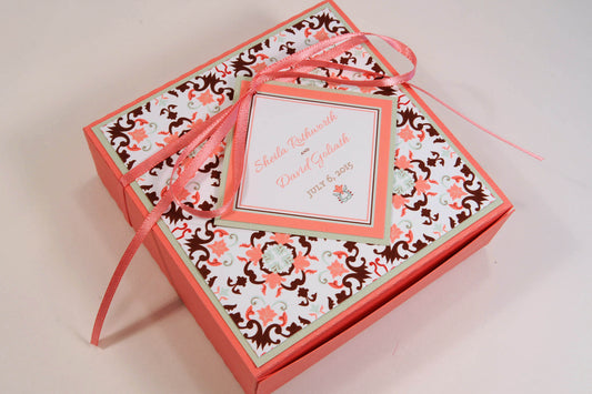 Mexican Tile Square Favour Box