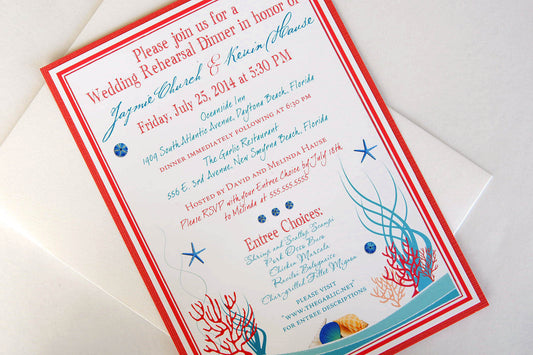 Rehearsal Dinner Invitations!