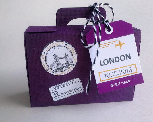 Mini 1 Luggage Box - Travel Theme