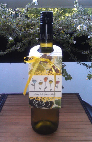 Wine Bottle Gift Label