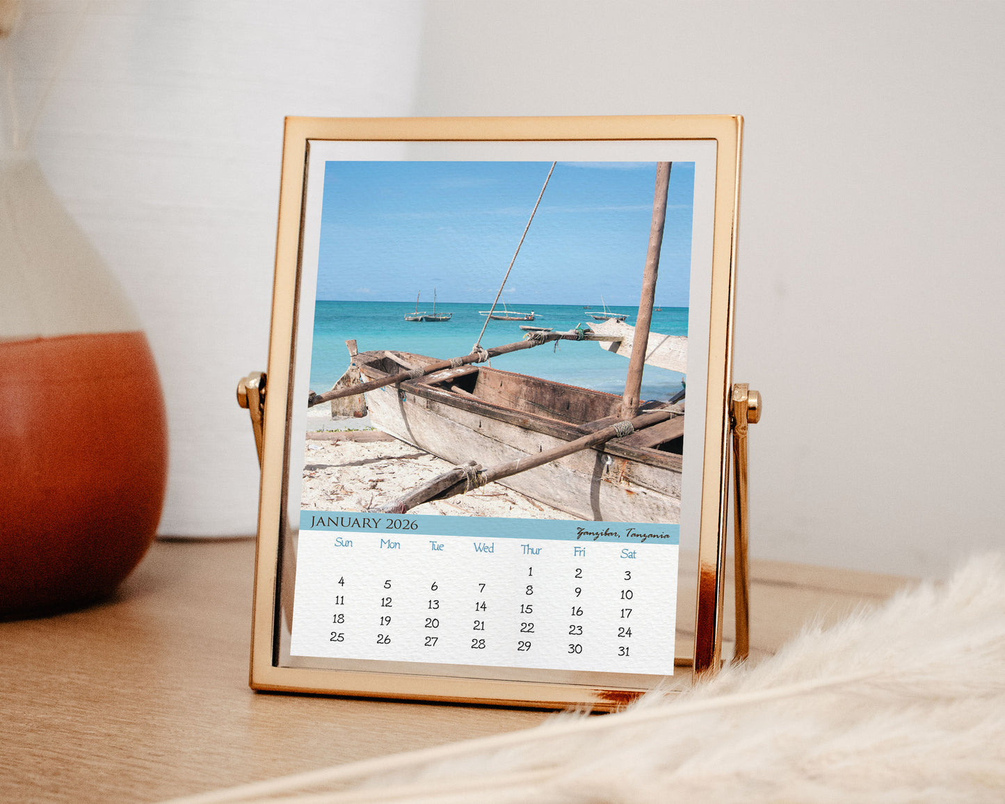 2026 Photo Calendar - Beaches