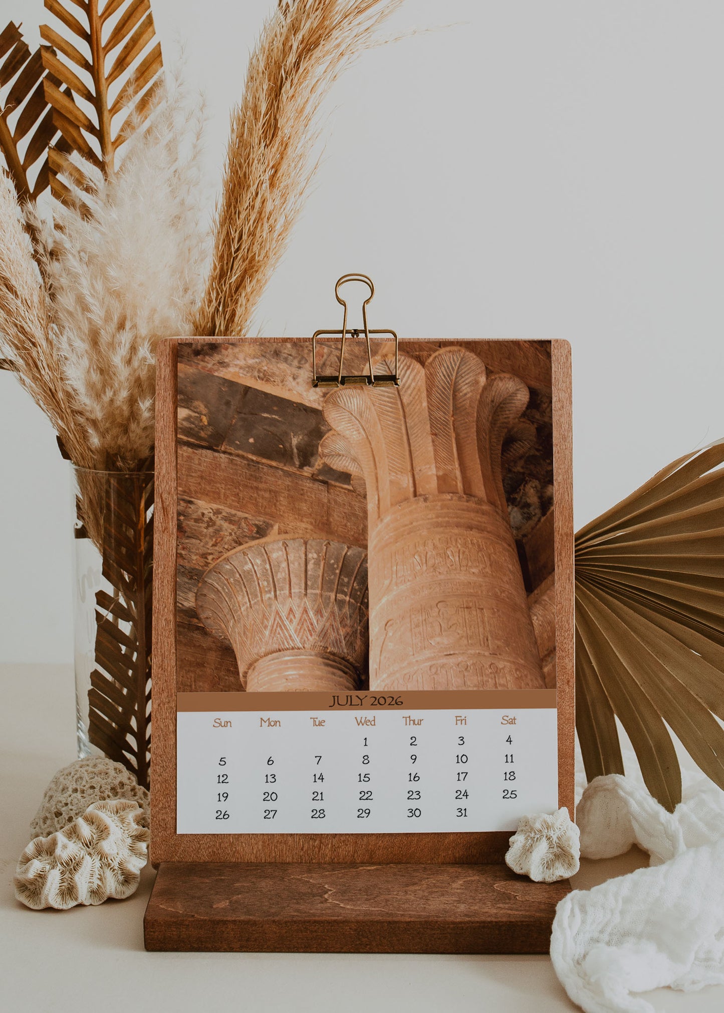 2026 Photo Calendar - Egyptian Pyramids