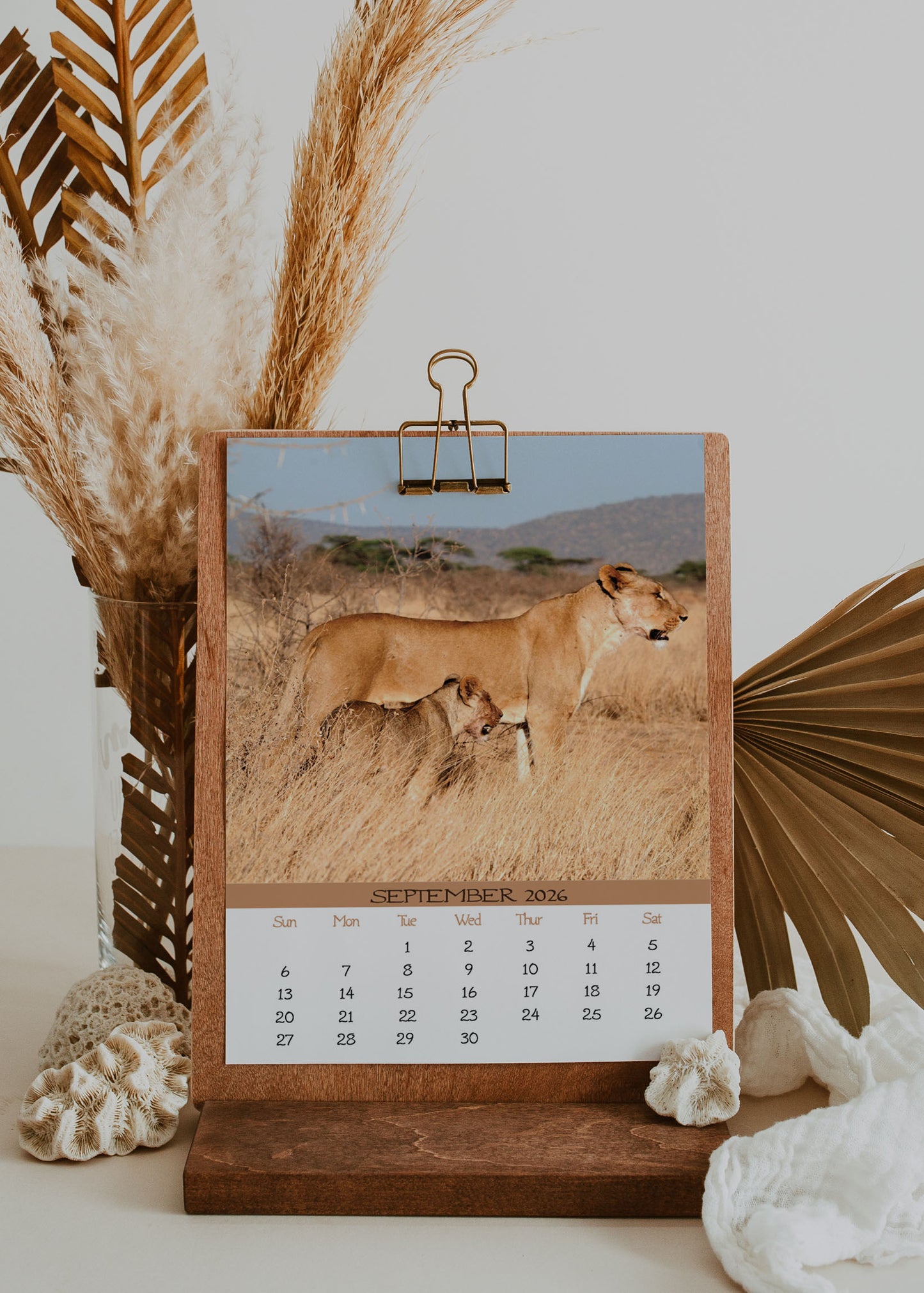 2026 Photo Calendar - Kenya & Tanzania Safari