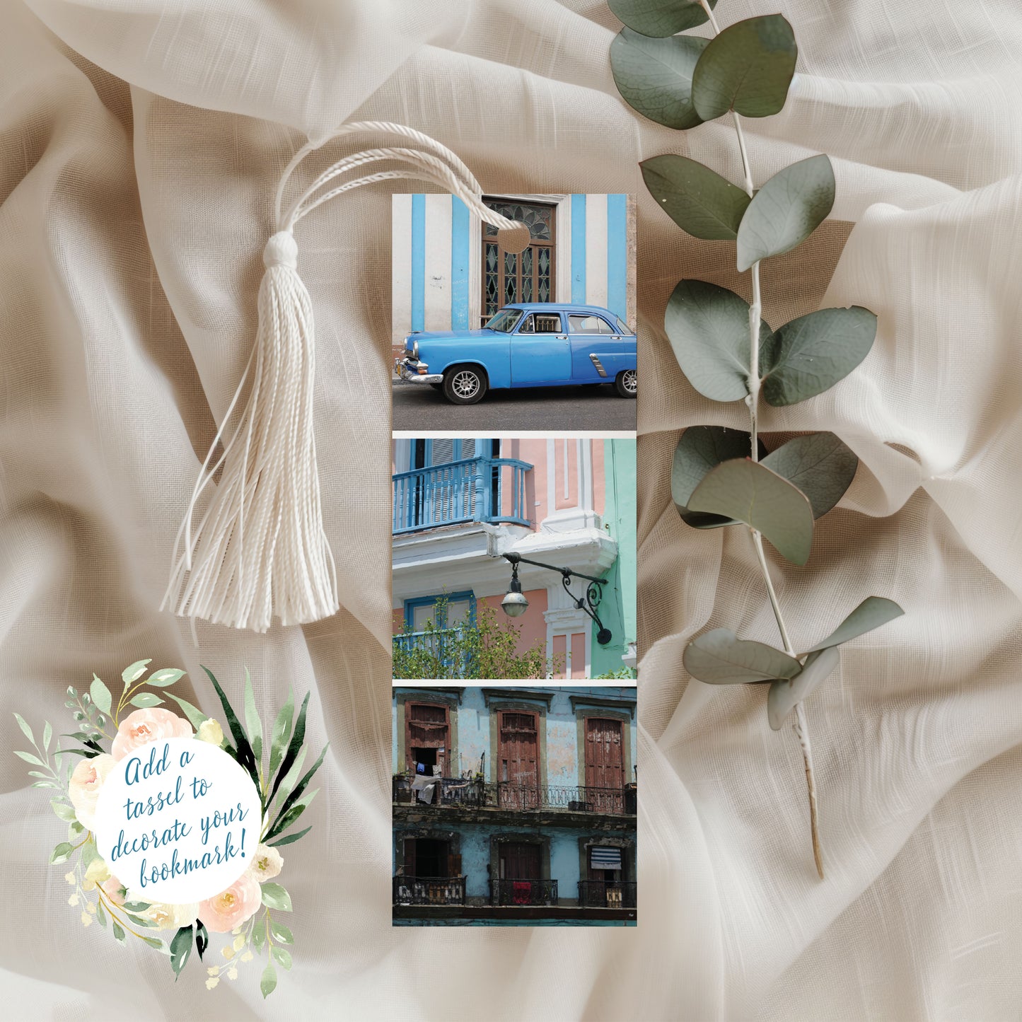 Travel Photo Bookmarks 2x6" - Cuba