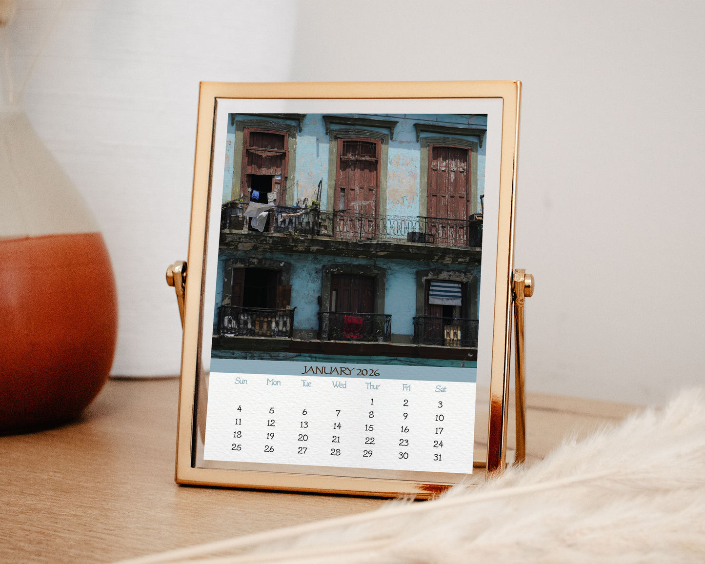 2026 Photo Calendar - Cuba