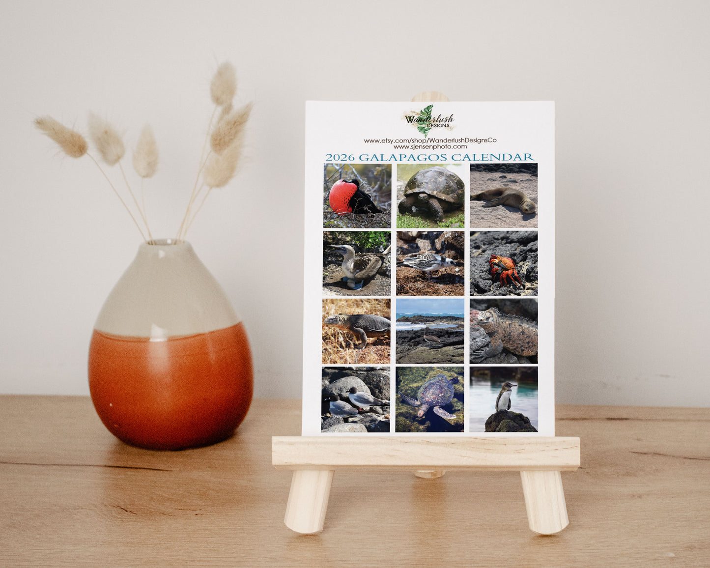2026 Photo Calendar - Galapagos, Ecuador