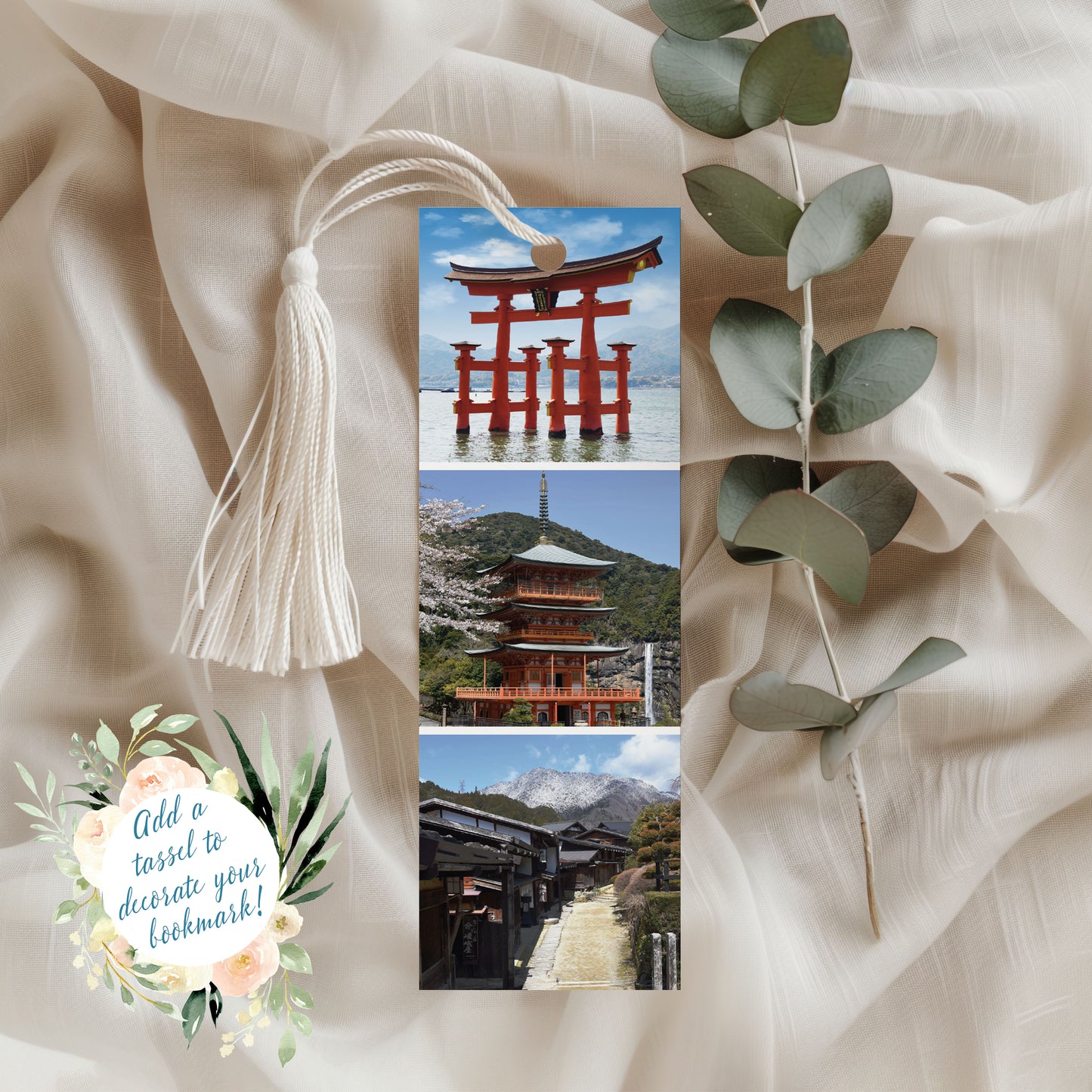 Travel Photo Bookmarks 2x6" - Japan