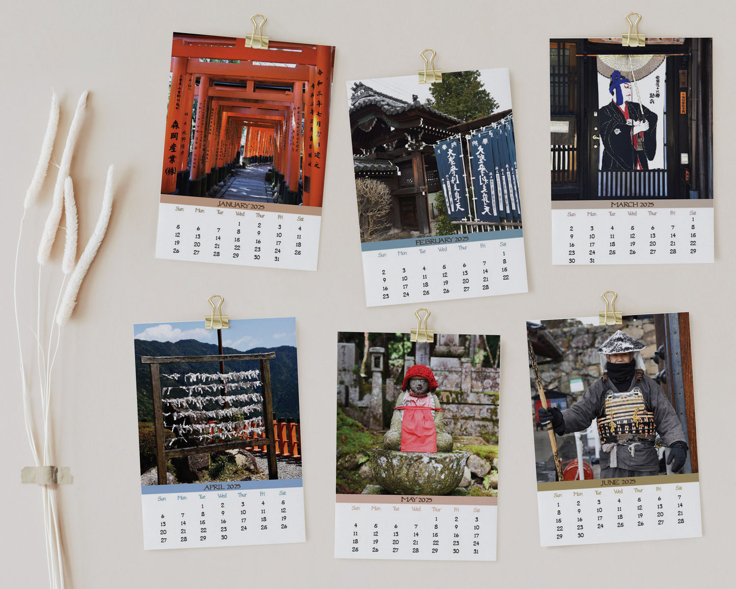 2025 Photo Calendar - Japan