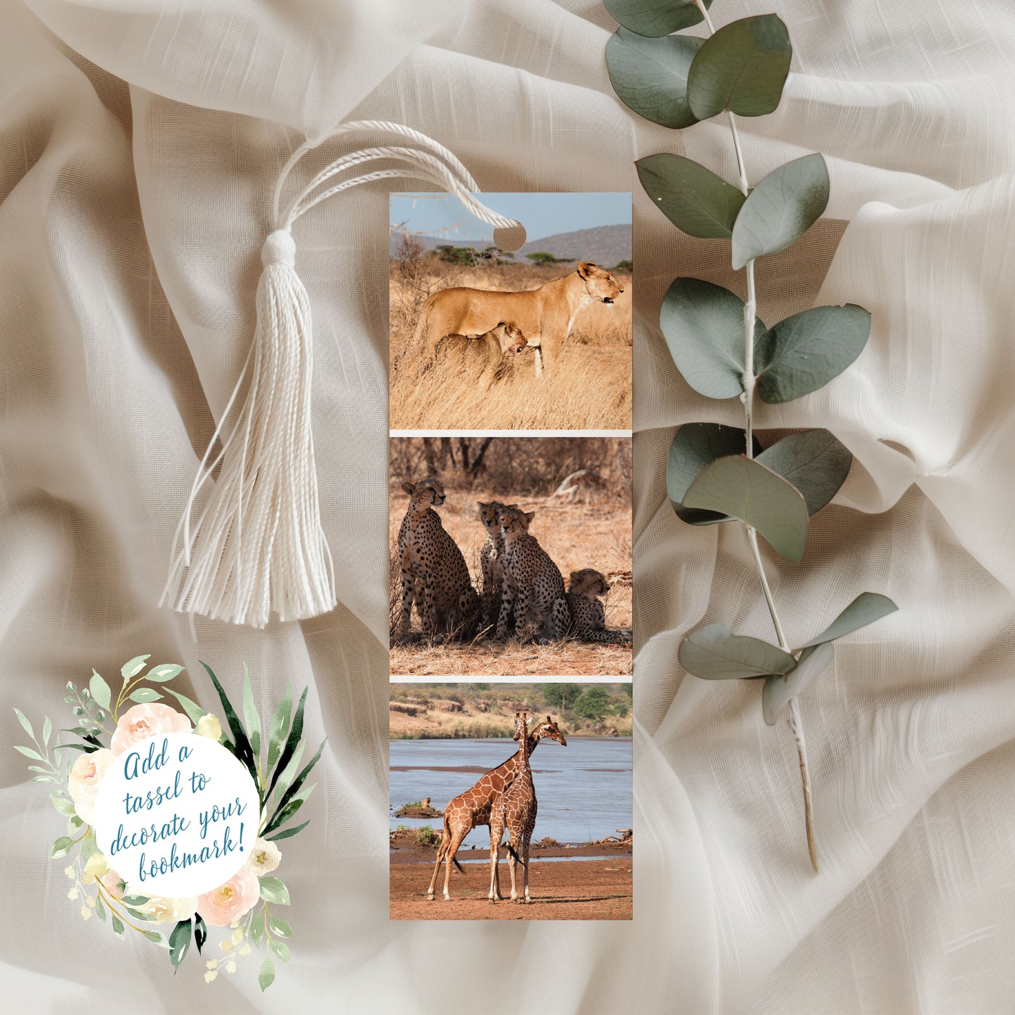 Travel Photo Bookmarks 2x6" - Kenya and Tanzania Safari
