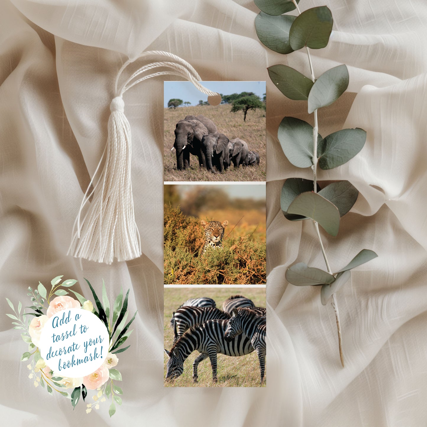 Travel Photo Bookmarks 2x6" - Kenya and Tanzania Safari