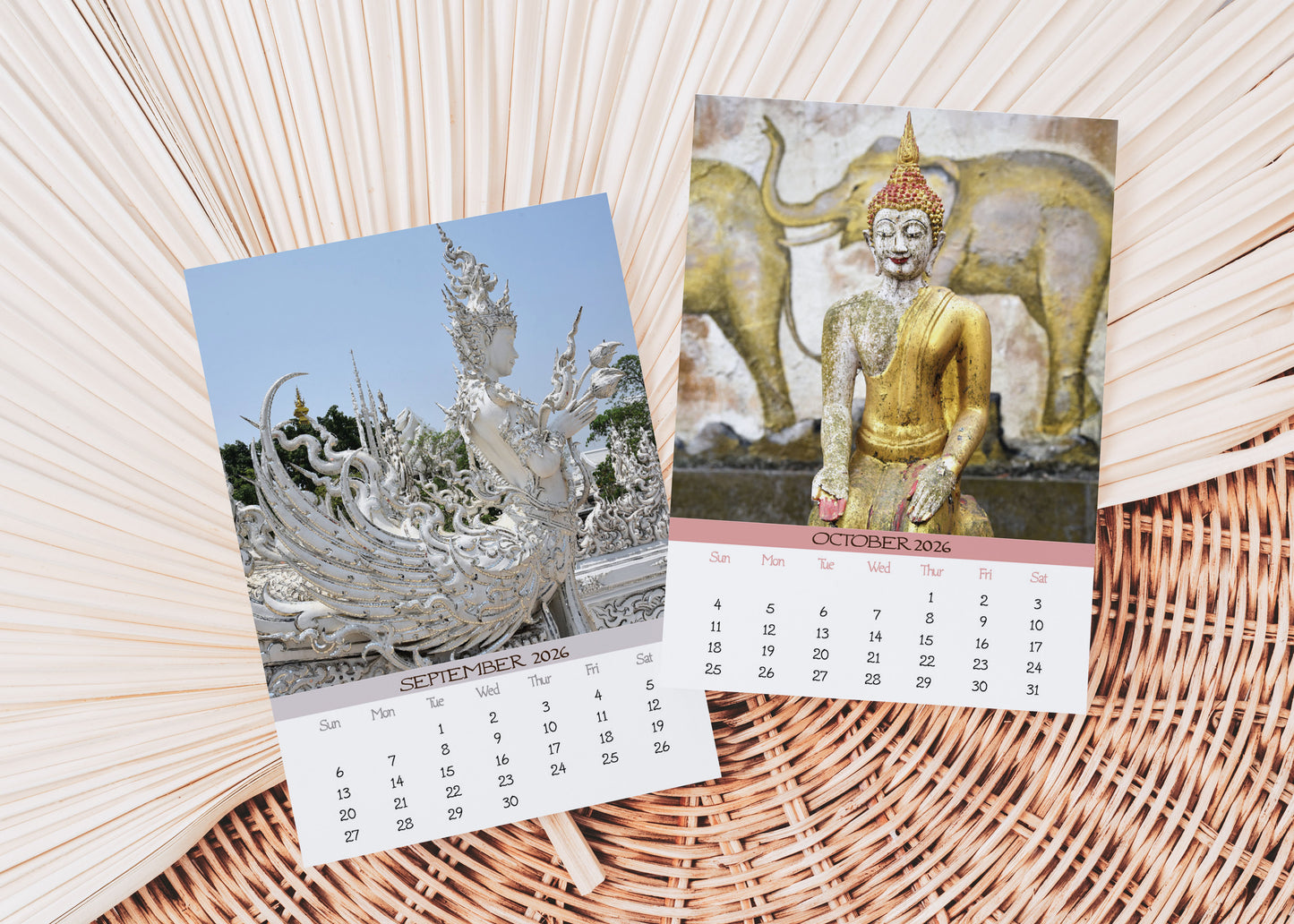 2026 Photo Calendar - Temples of Thailand
