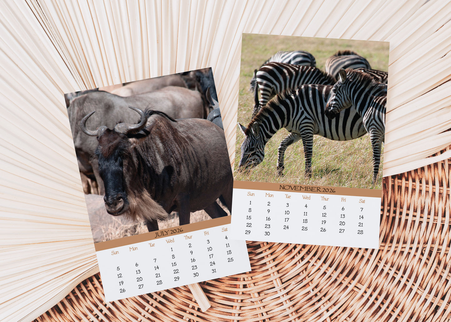 2026 Photo Calendar - Kenya & Tanzania Safari