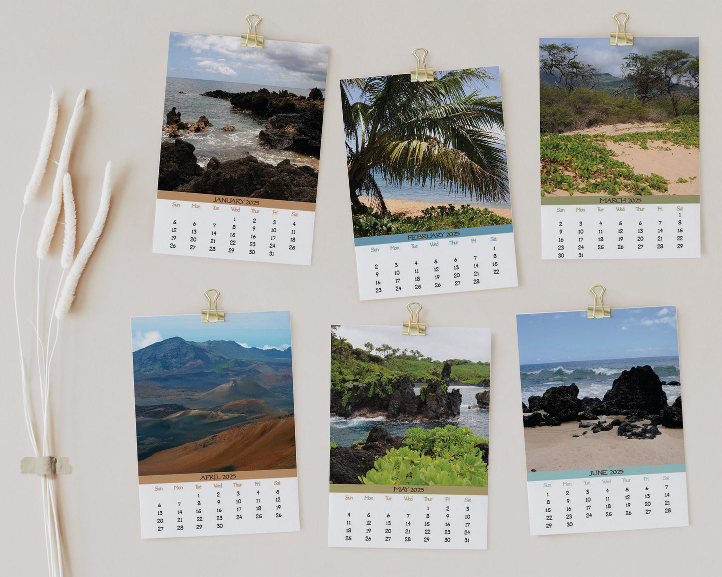 2025 Photo Calendar - Maui