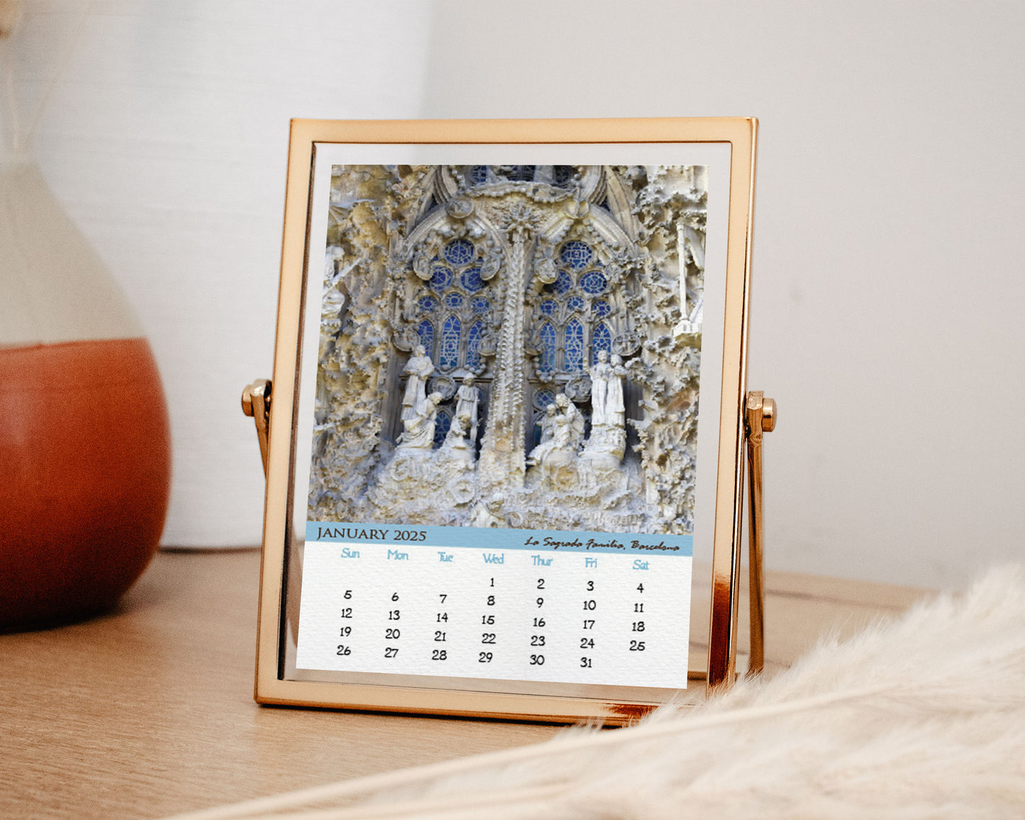 2025 Photo Calendar - Spain