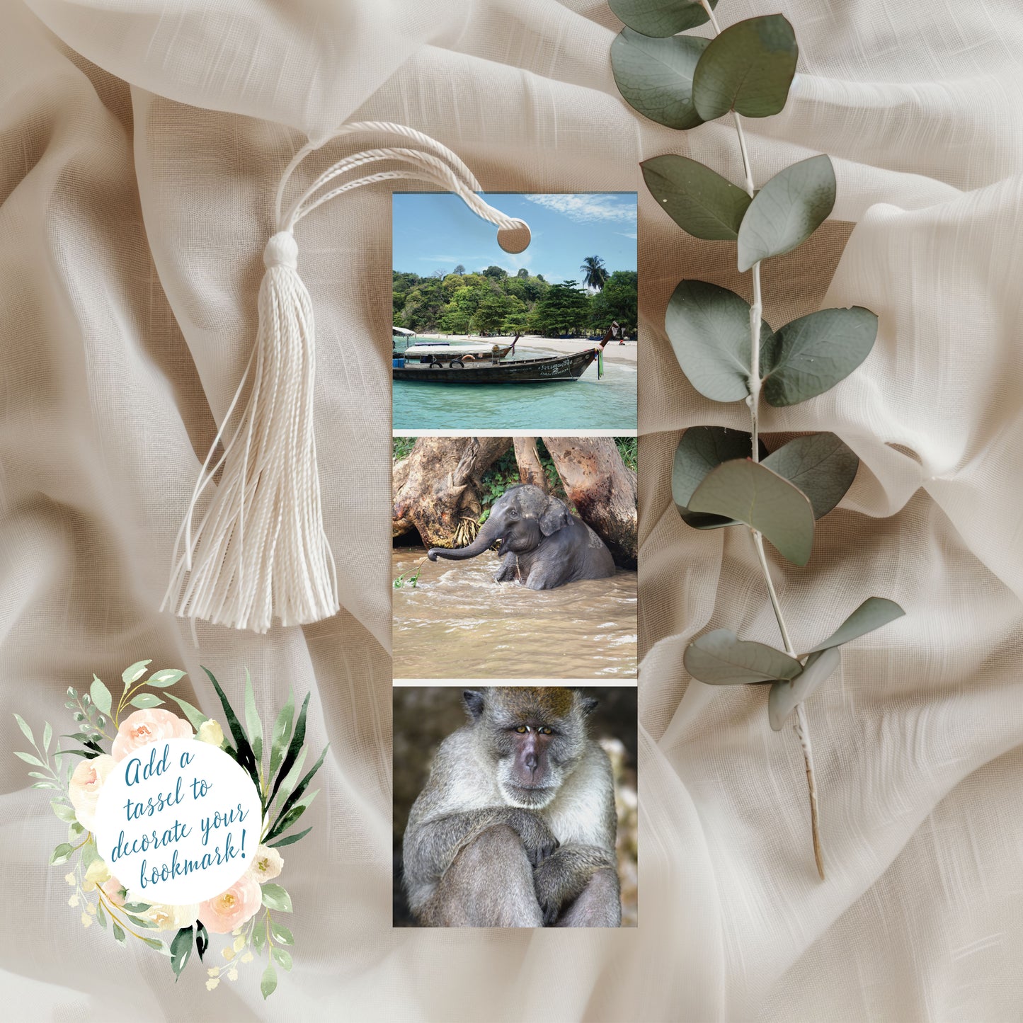 Travel Photo Bookmarks 2x6" - Thailand