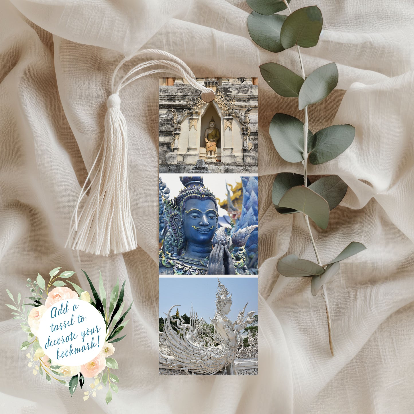 Travel Photo Bookmarks 2x6" - Temples of Thailand