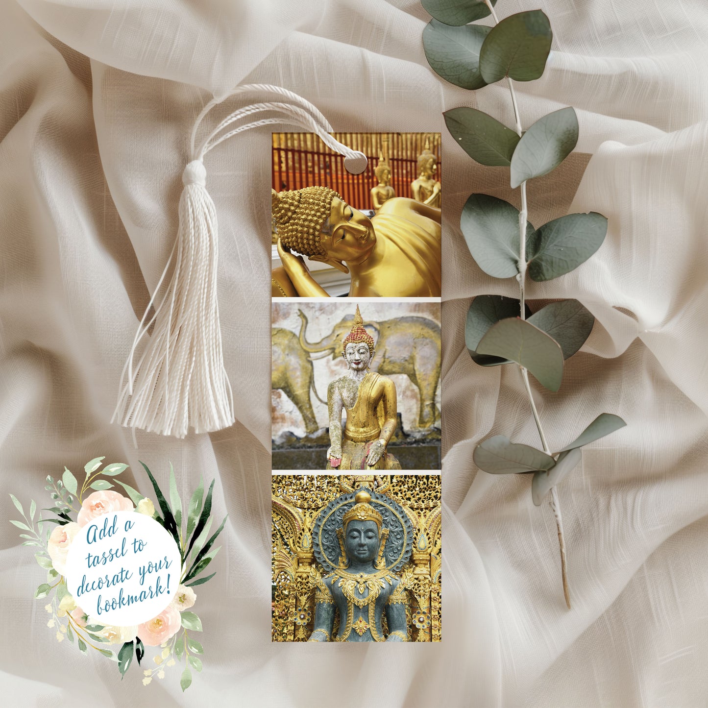 Travel Photo Bookmarks 2x6" - Temples of Thailand