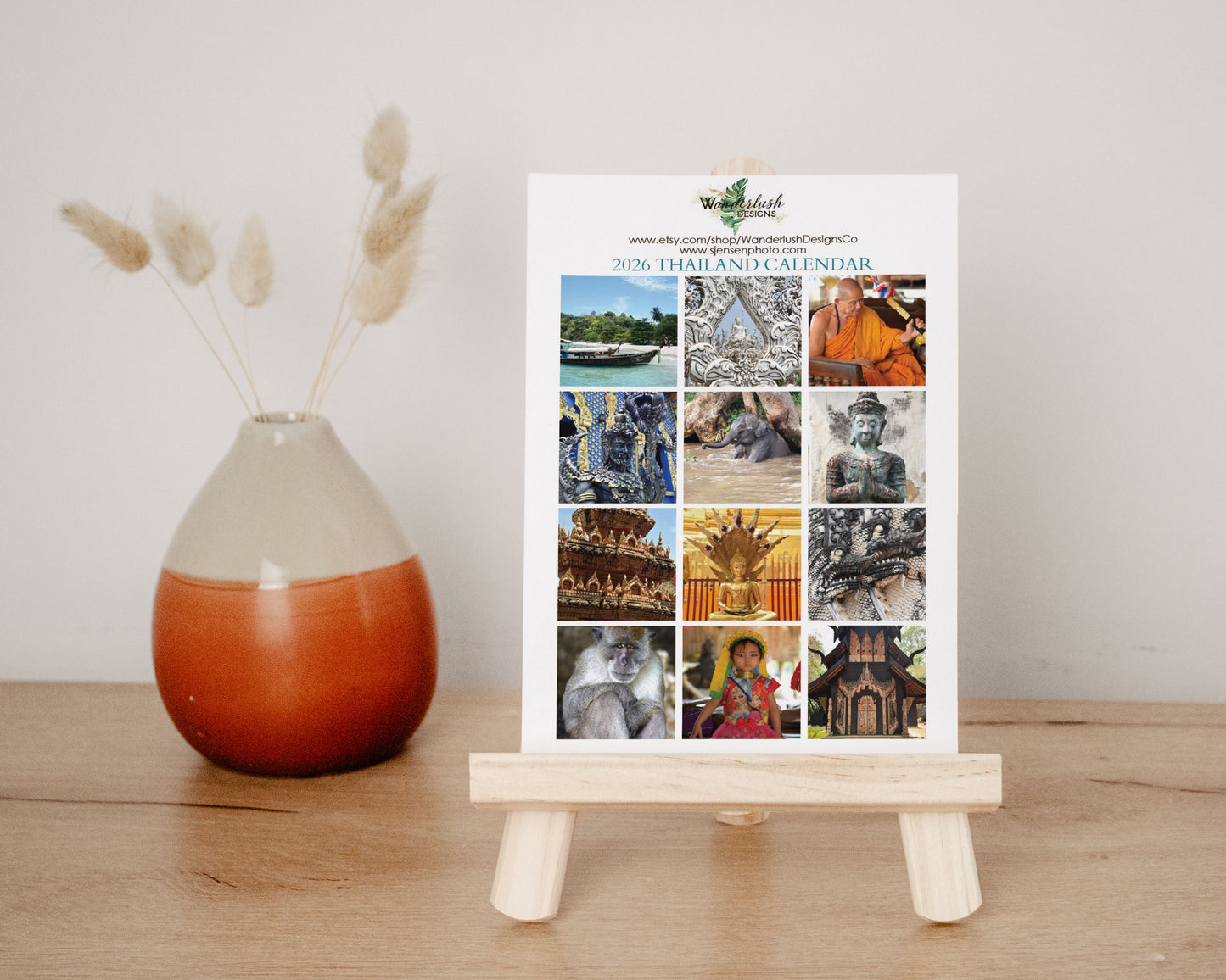 2026 Photo Calendar - Thailand