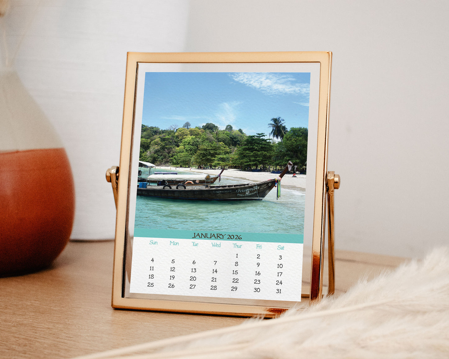 2026 Photo Calendar - Thailand