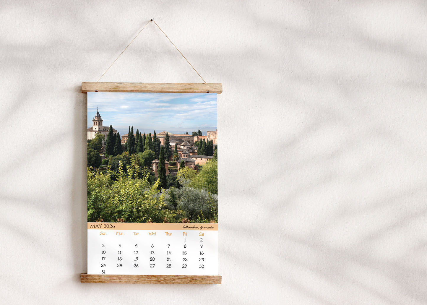 2026 Photo Calendar - Spain
