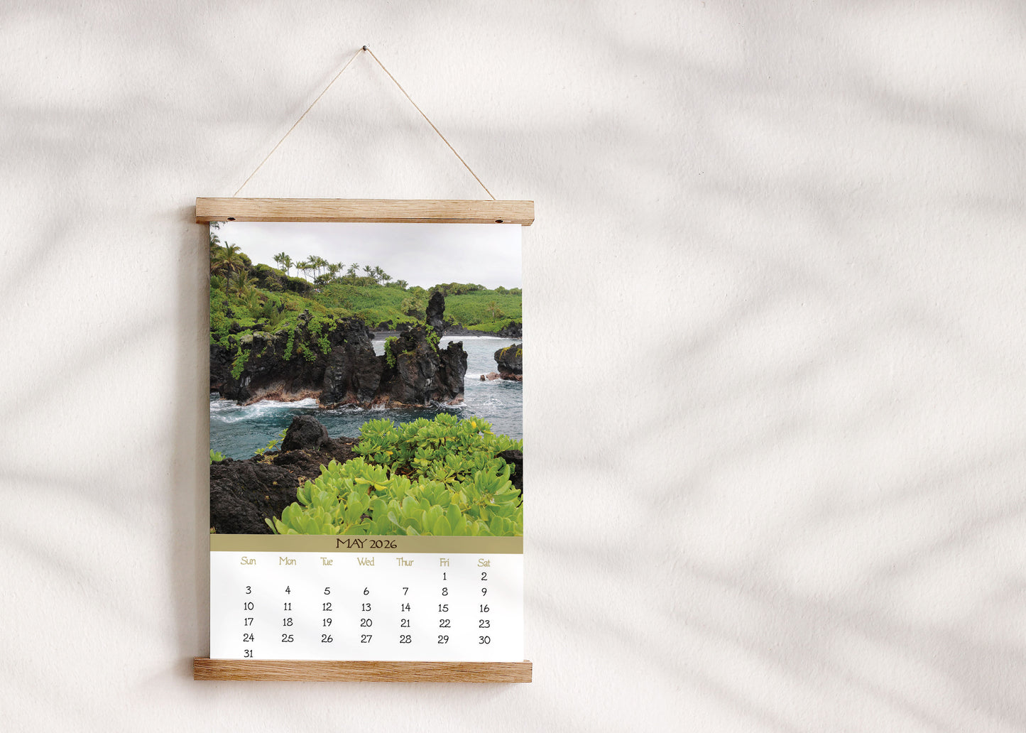 2026 Photo Calendar - Maui