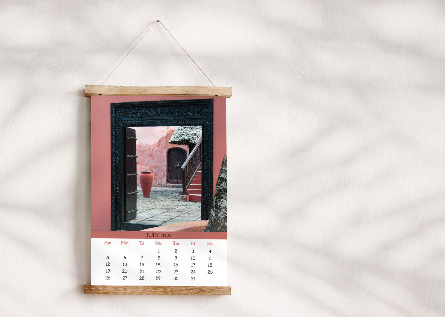 2026 Photo Calendar - Zanzibar, Tanzania, Africa