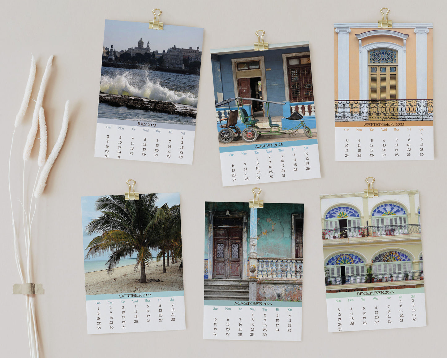 2023 Photo Calendar - Cuba