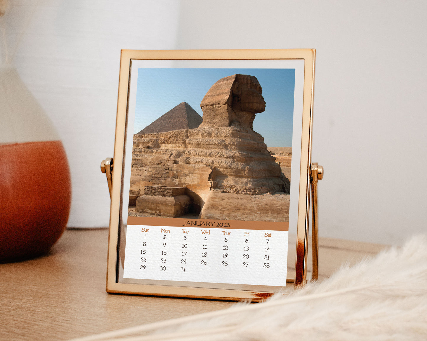 2023 Photo Calendar - Egyptian Pyramids