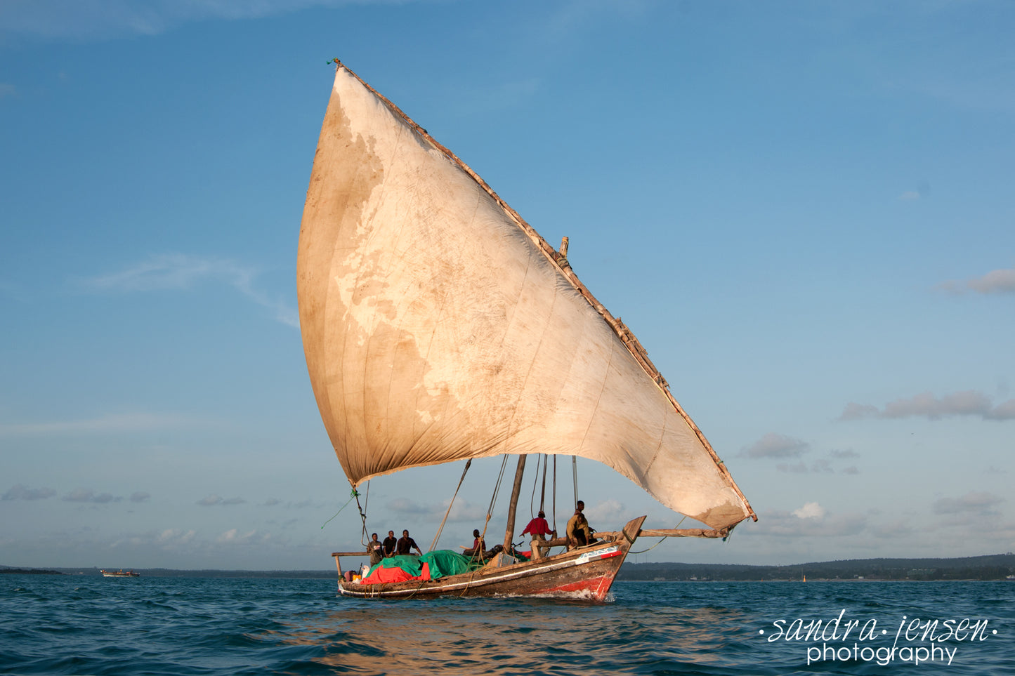 Print - Zanzibar, Tanzania - Dhow in Stonetown Harour