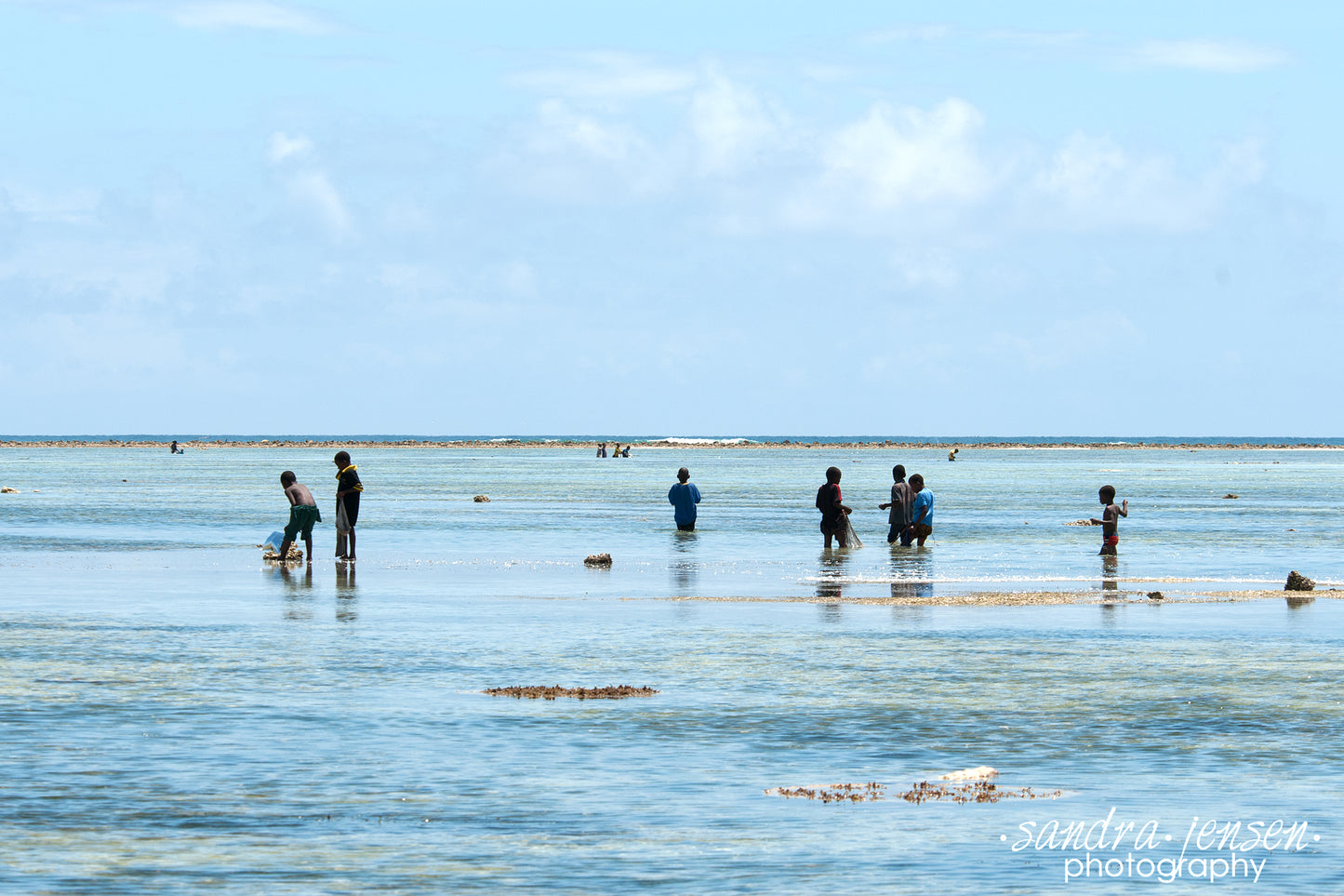 Print - Zanzibar, Tanzania - Fishing in Water of Matemwe Beach 2