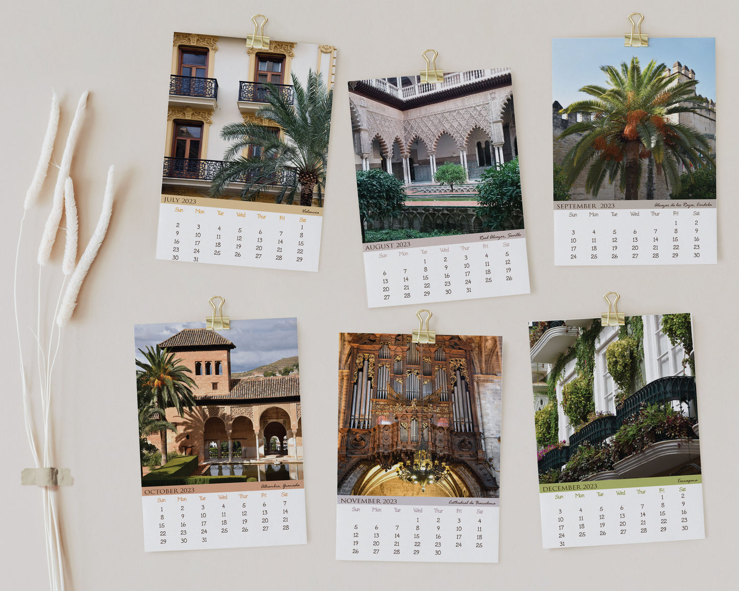 2023 Photo Calendar - Spain