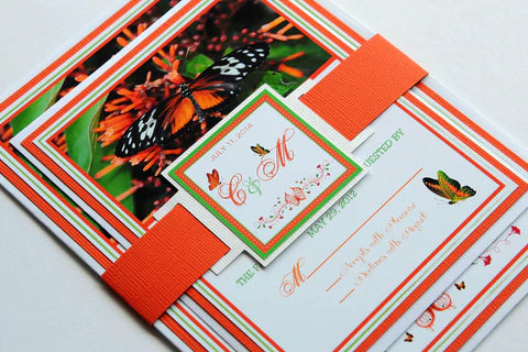 Belizian Butterfly Wedding Stationery