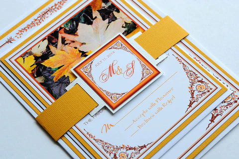 Fall Leaves Wedding Stationery has arrived!
