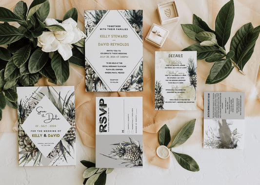 "Mulatto" Digital Invitation Suite and Accessories