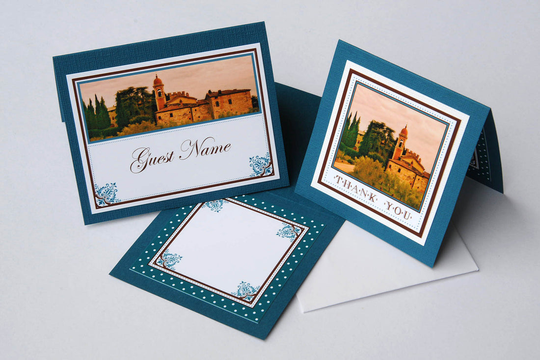 Italian Place Cards and Thank You Cards