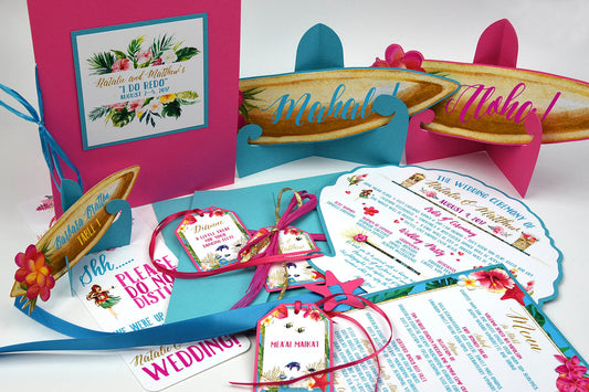 Tropical Beach Destination Wedding Accessories!