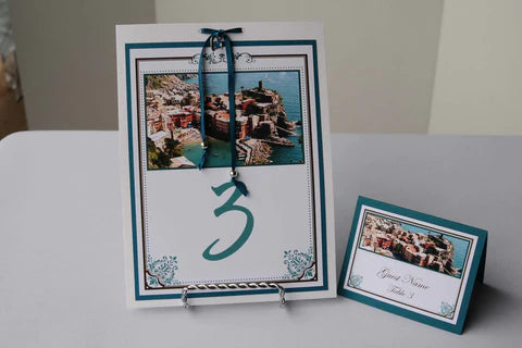 Cinque Terre Wedding Stationary and Favour Wrappings