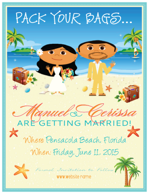 Magnet Save the Dates Tutorial