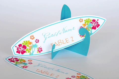 Surfboard Place Cards!