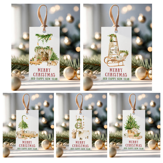 Christmas Holiday Home Gift Tags