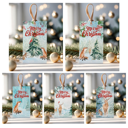 Winter Woodland Christmas Gift Tags