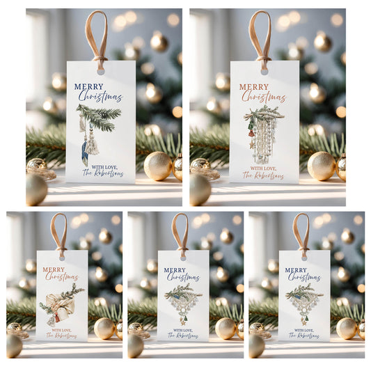 Boho Macrame Christmas Gift Tags