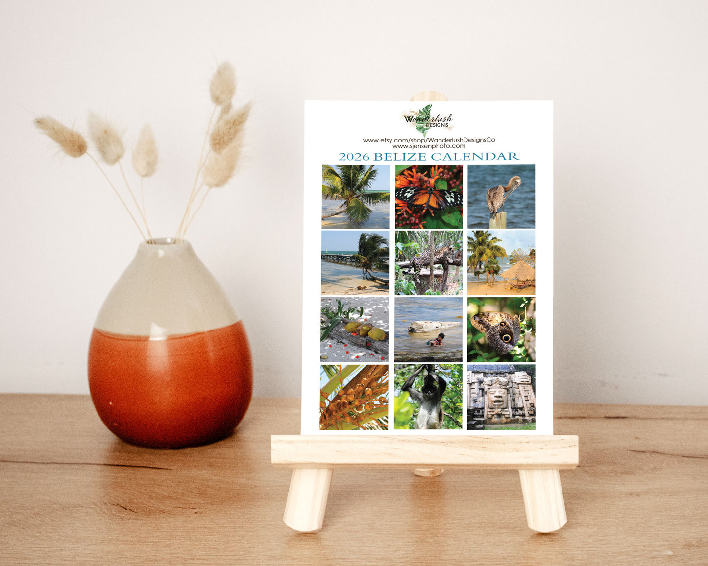 2026 Photo Calendar - Belize