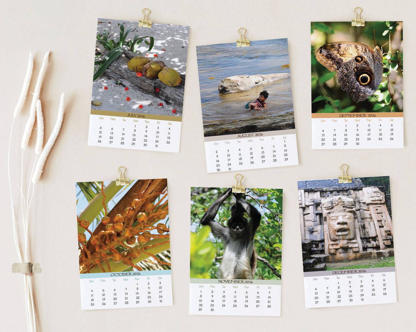 2026 Photo Calendar - Belize