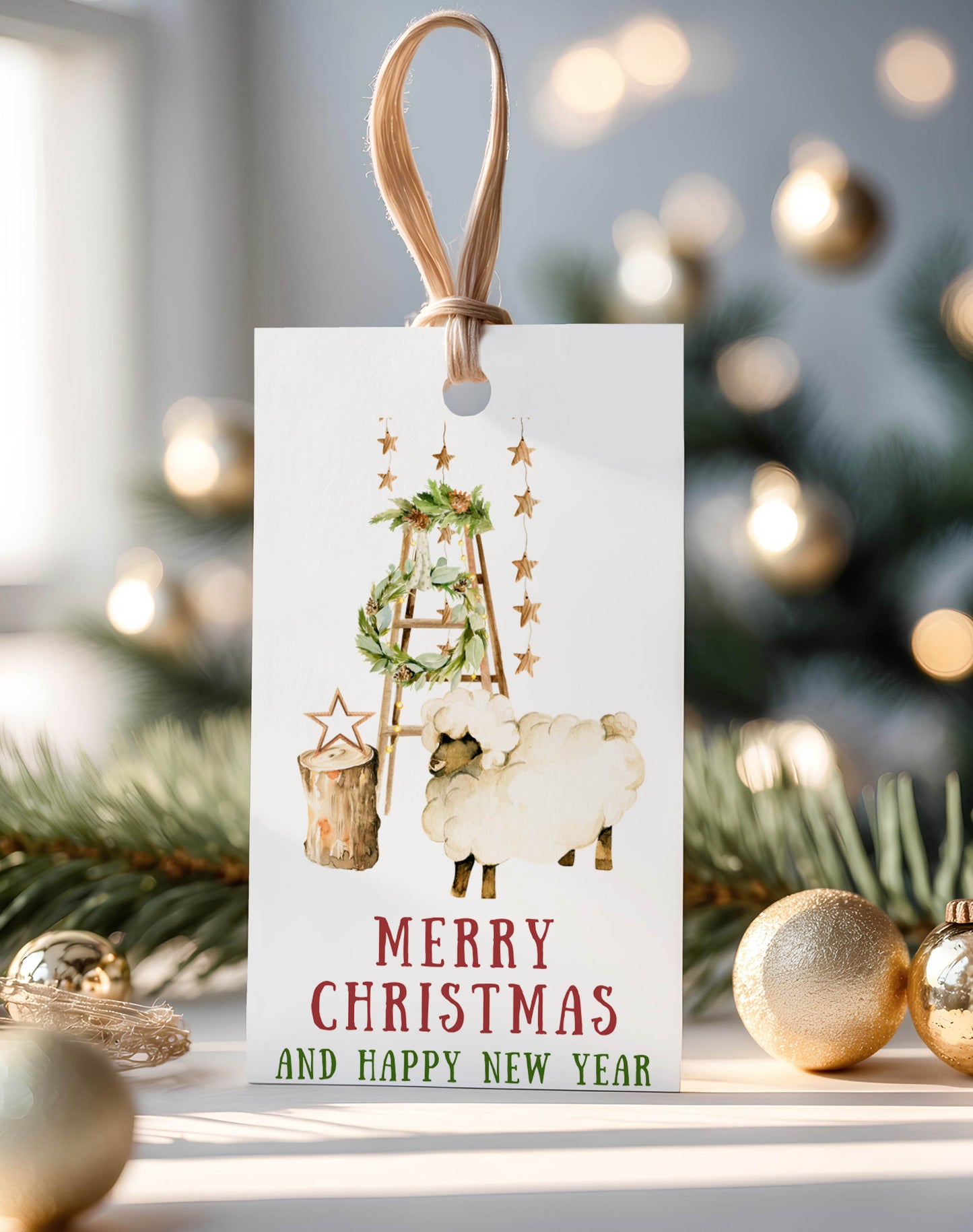 Christmas Holiday Home Gift Tags
