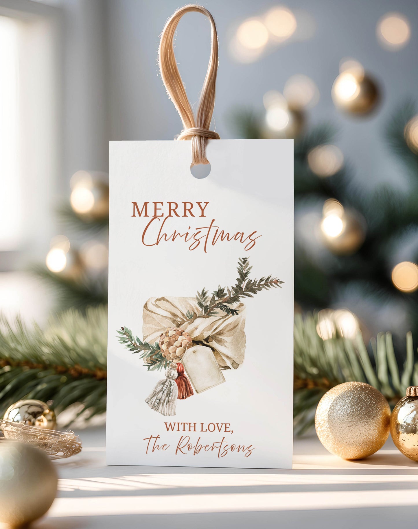 Boho Macrame Christmas Gift Tags