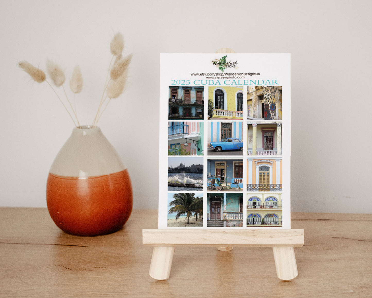 2025 Photo Calendar - Cuba
