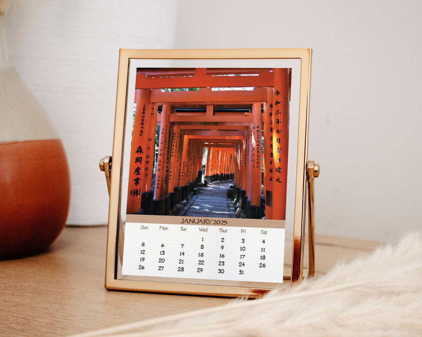 2025 Photo Calendar - Japan