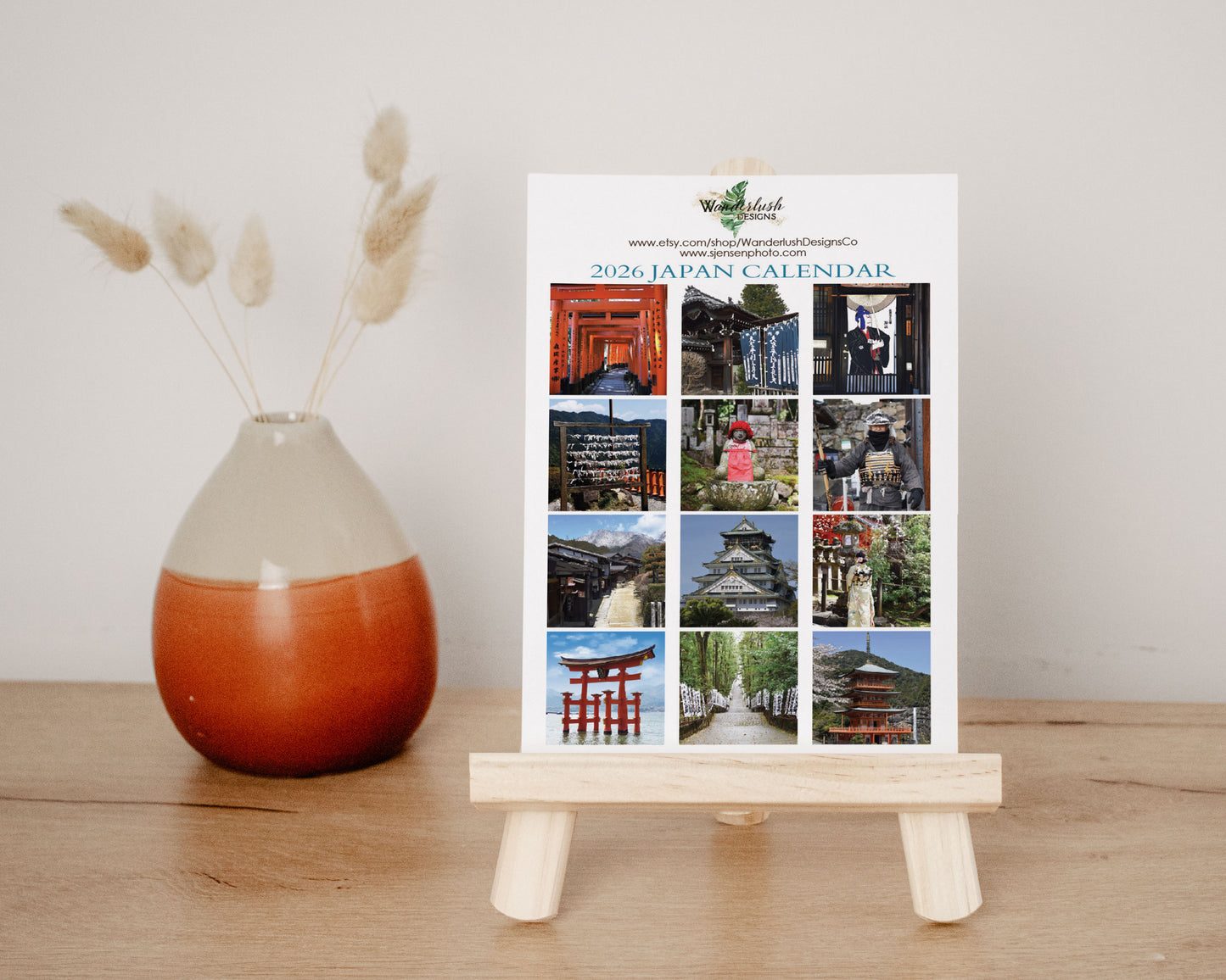2026 Photo Calendar - Japan