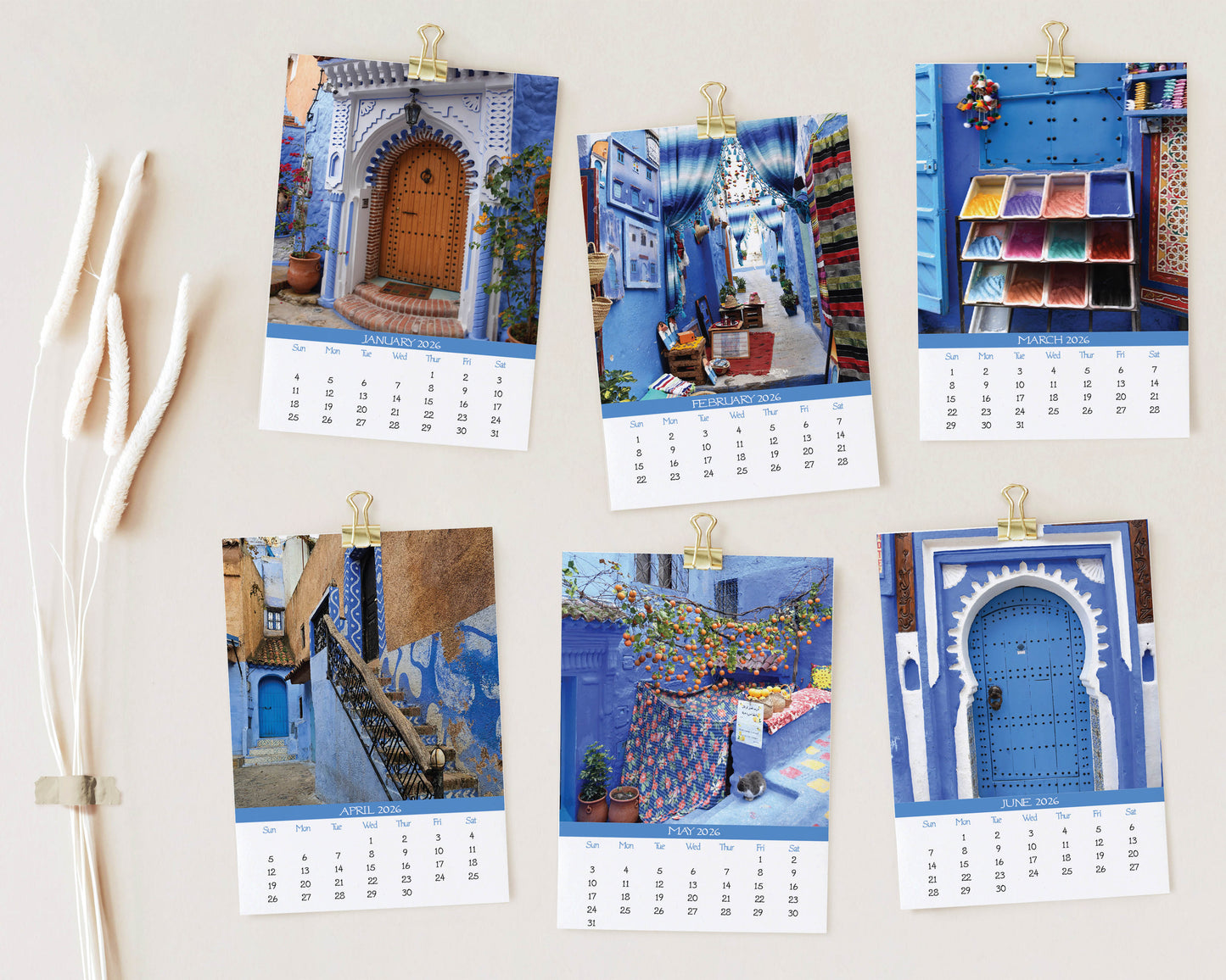 2026 Photo Calendar - Chefchaouen, Morocco